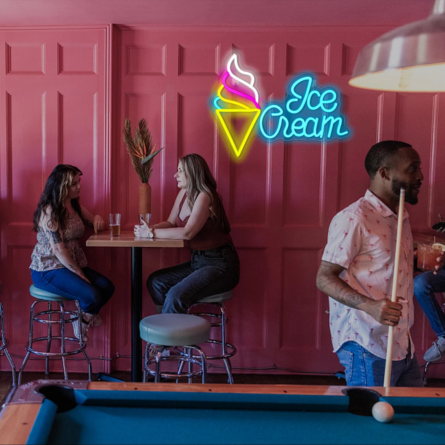 IJs 5V USB LED Neon Sign - Budgetvriendelijk