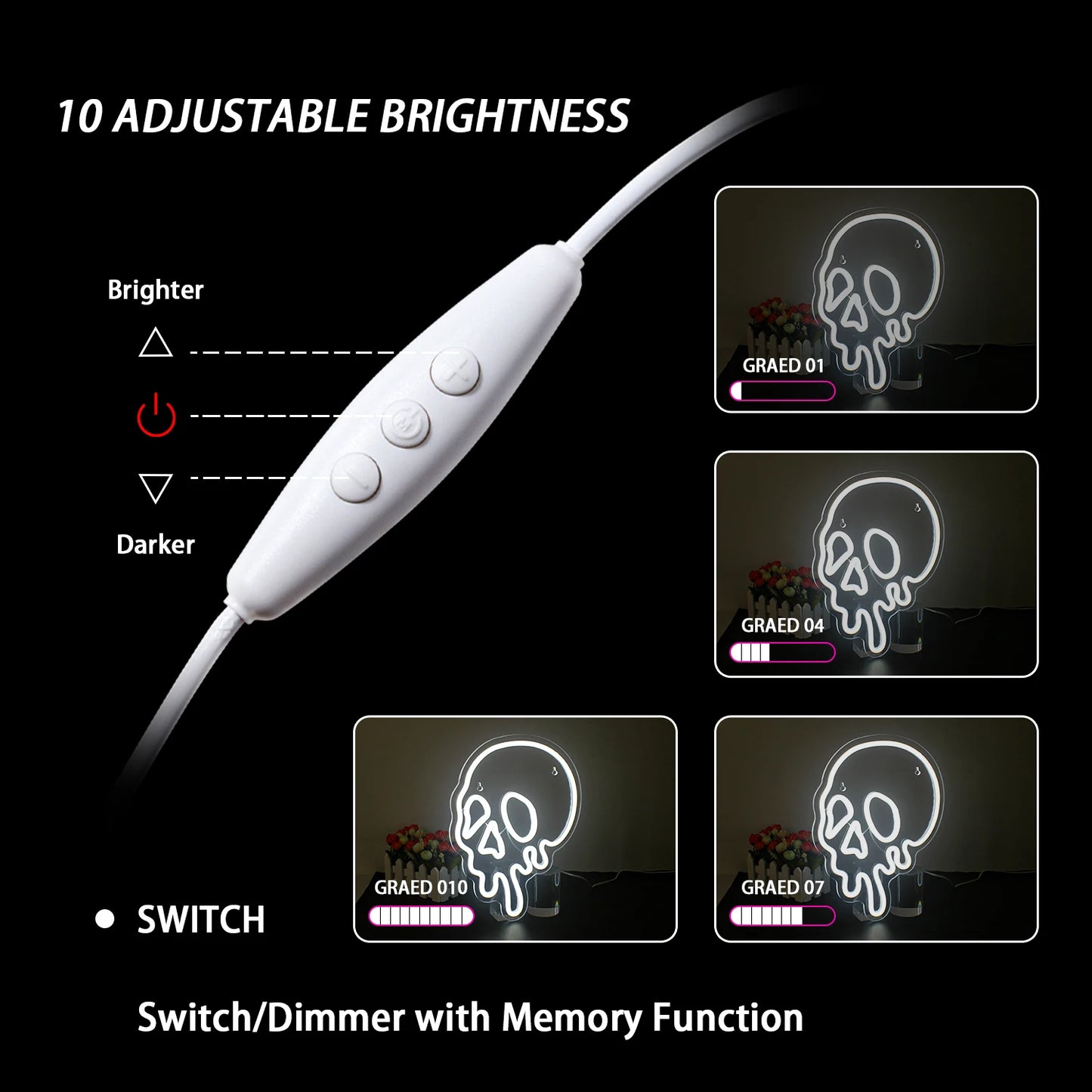 Halloween 5V USB LED Neon Sign - Budgetvriendelijk