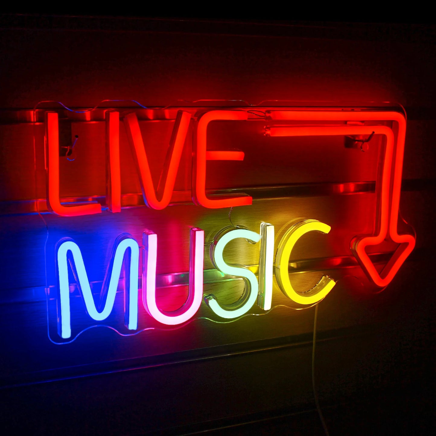 Live muziek 5V USB LED neonbord - budgetvriendelijk