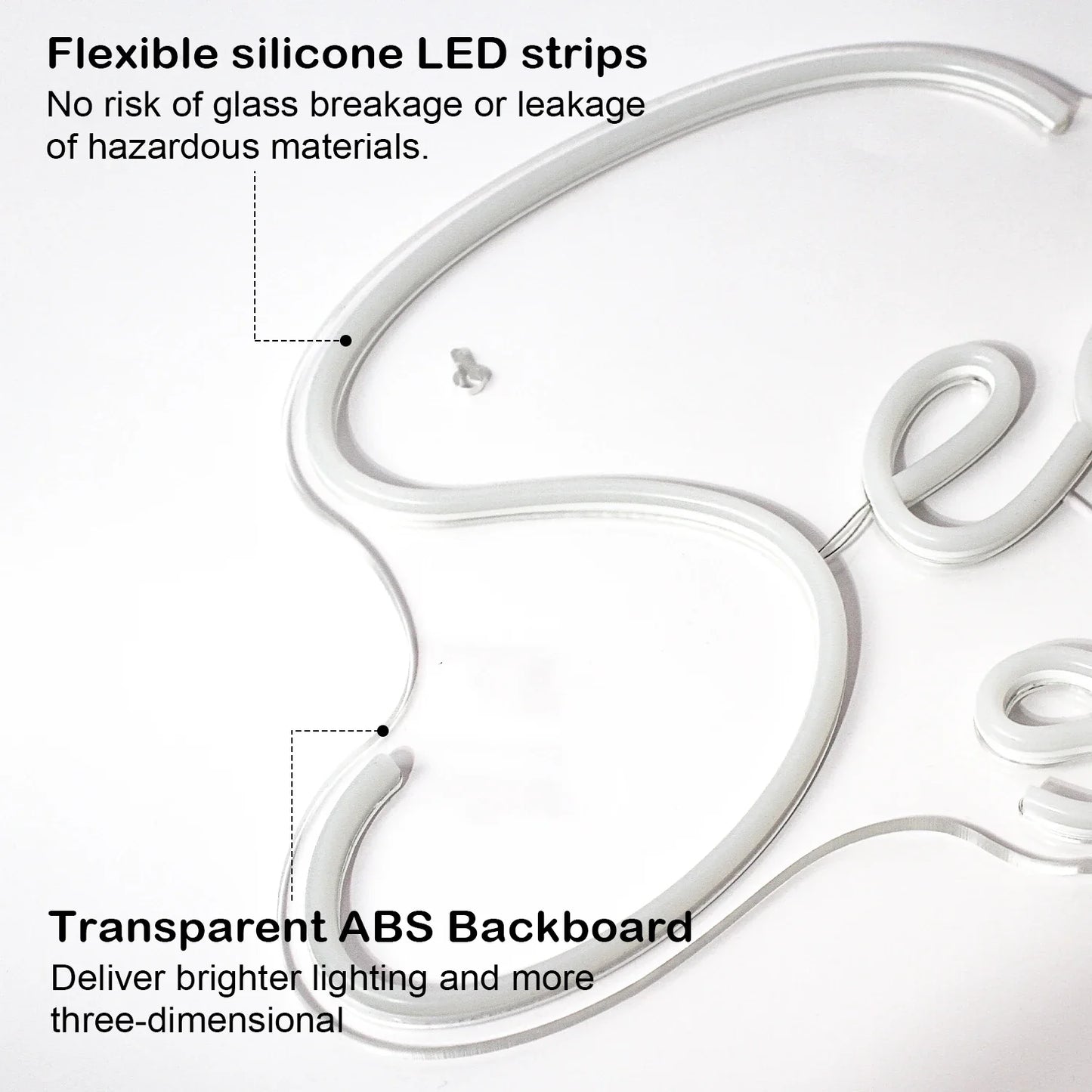 Seek SALON 5V USB LED Neon Sign - Budgetvriendelijk
