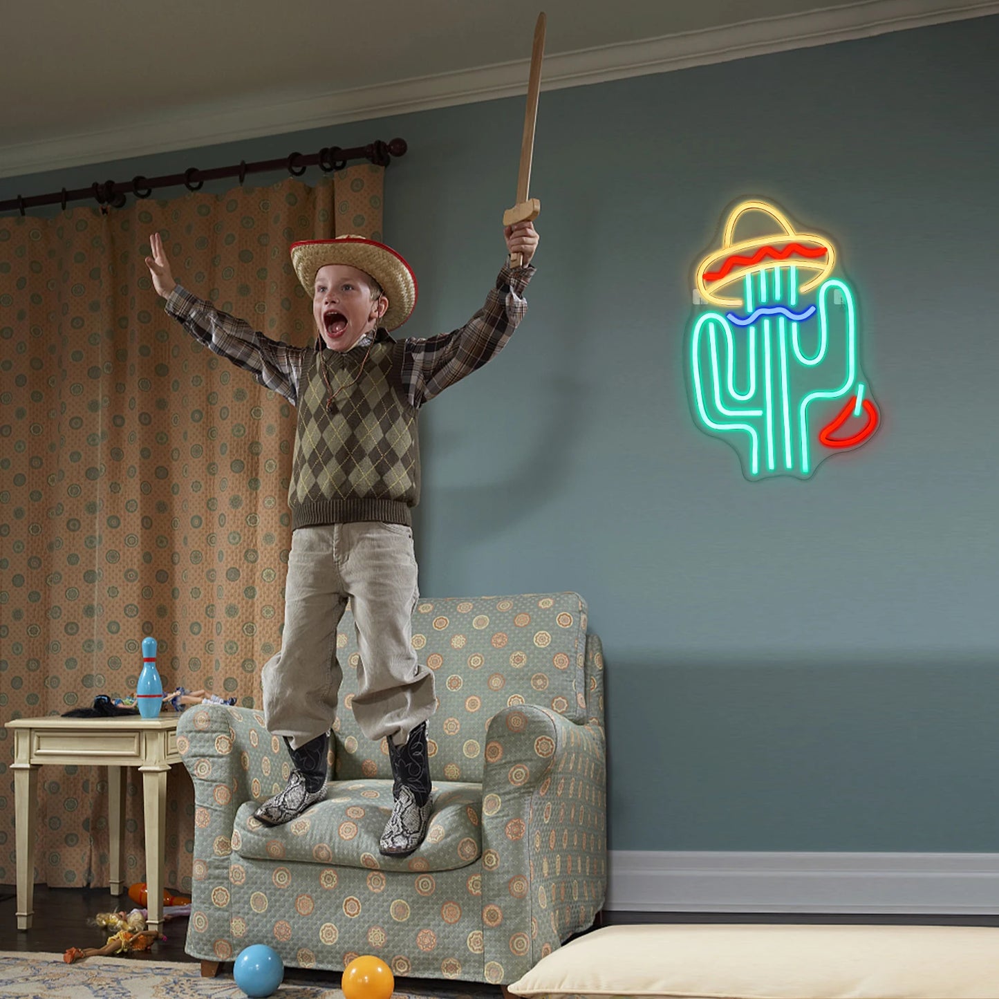 Cactus 5V USB LED Neon Sign - Budgetvriendelijk