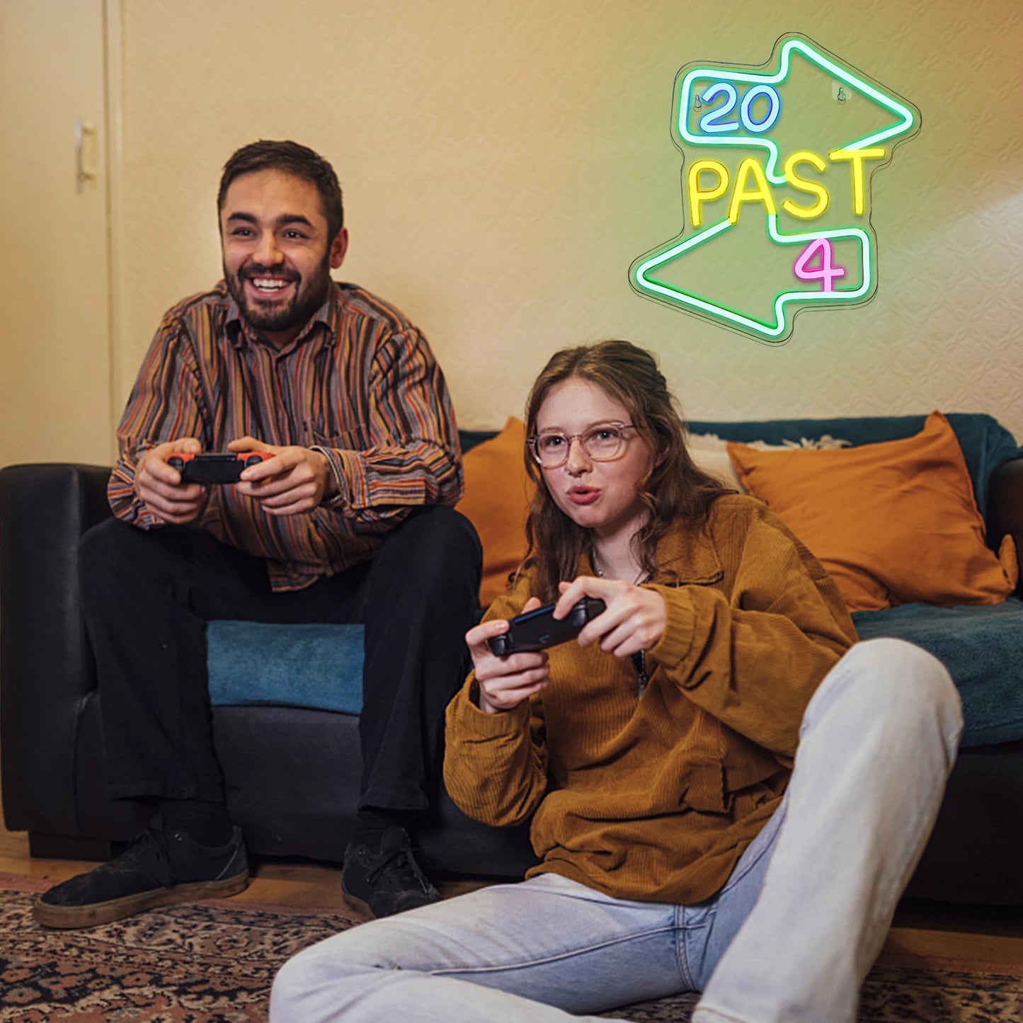 20 over 4 5V USB LED Neon Sign - Budgetvriendelijk