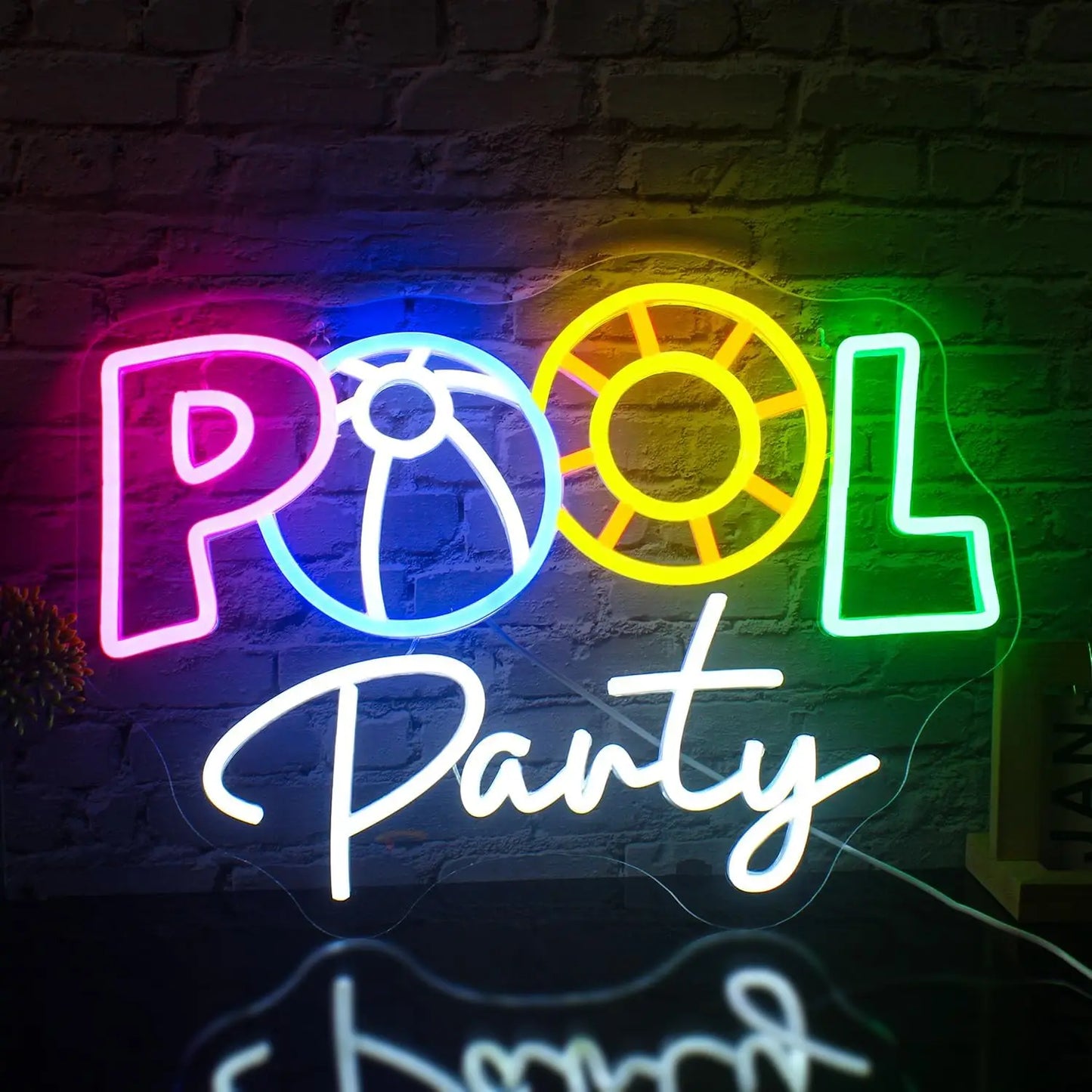 Pool Party 5V USB LED Neon Sign - Budgetvriendelijk