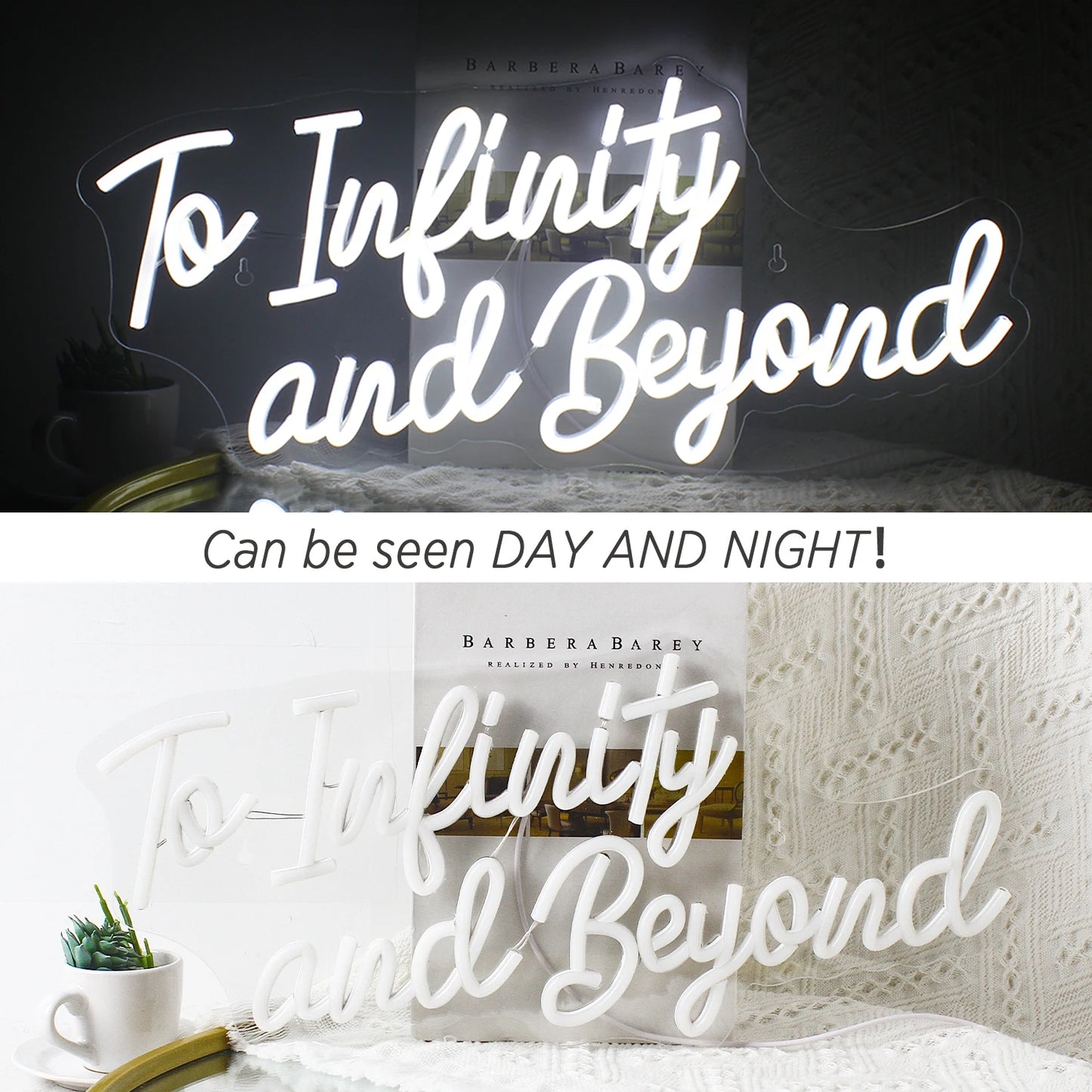 To Infinity and Beyond 5V USB LED Neon Sign - Budgetvriendelijk