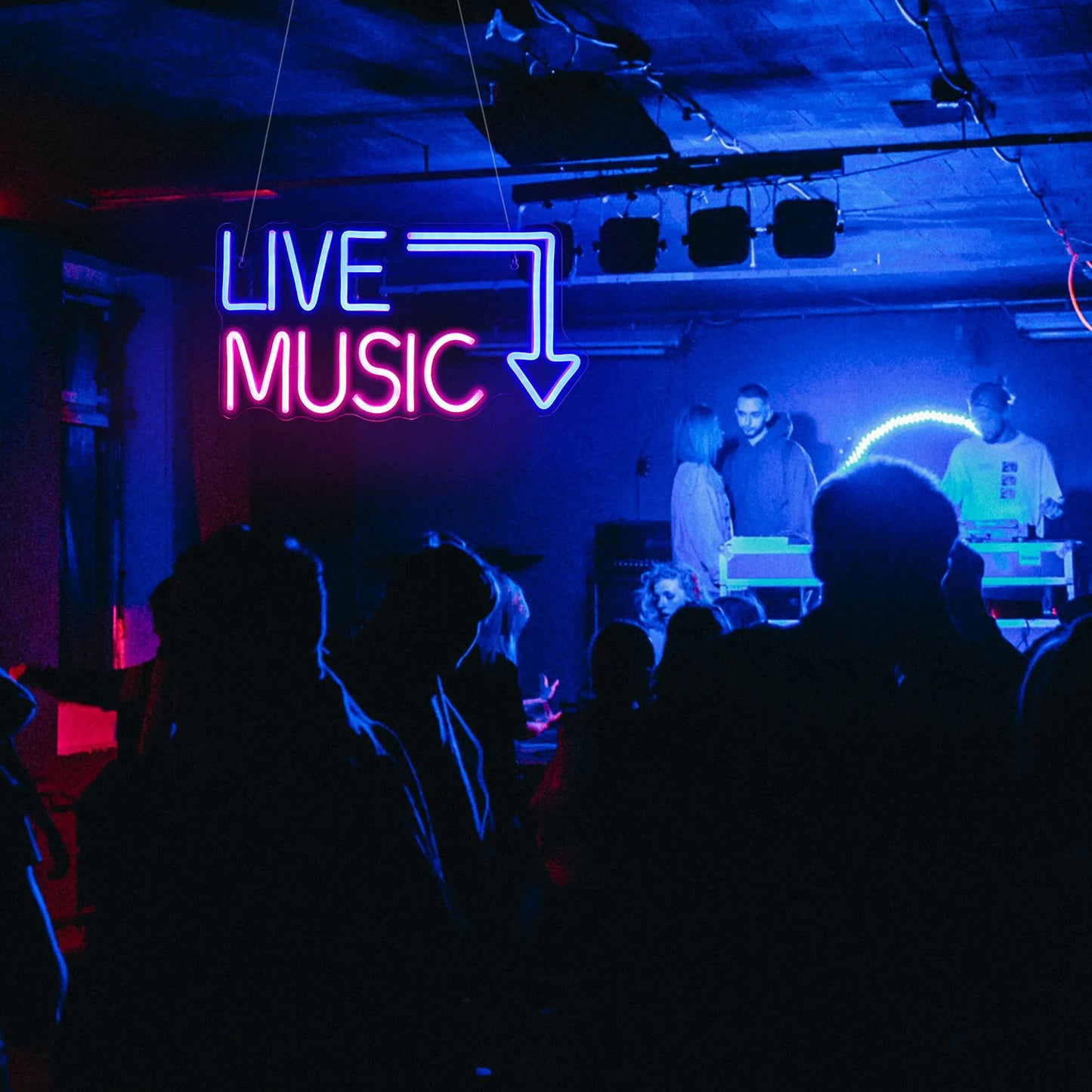 Live muziek 5V USB LED neonbord - budgetvriendelijk