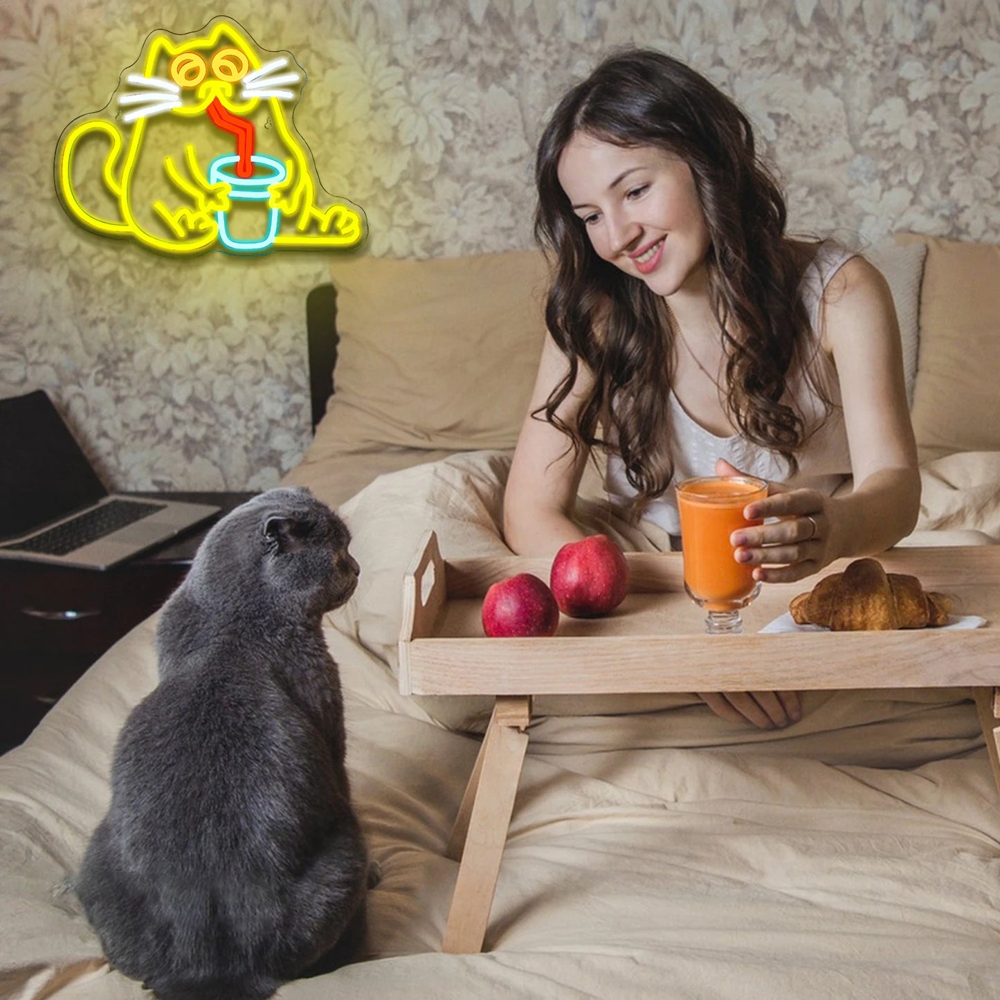 Cat 5V USB LED Neon Sign - Budgetvriendelijk