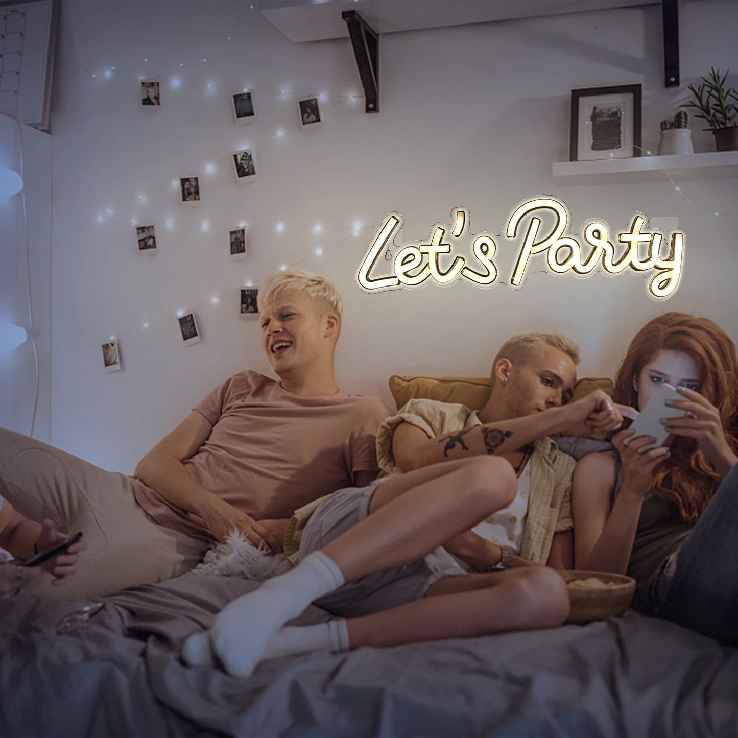 Lets Party 5V USB LED Neon Sign - Budgetvriendelijk