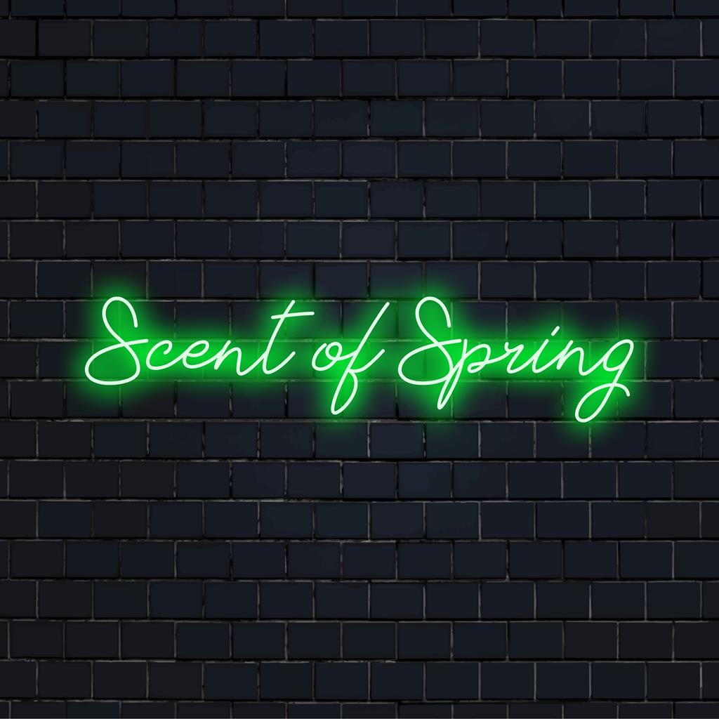 Artistiek, op maat gemaakt LED-neonlicht met de geur van de lente, een levendige toevoeging aan elk interieur; gepersonaliseerde uniciteit straalt helder.