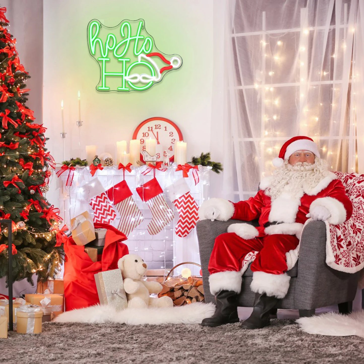 Vrolijk Kerstmis 5V USB LED Neon Sign - Budgetvriendelijk