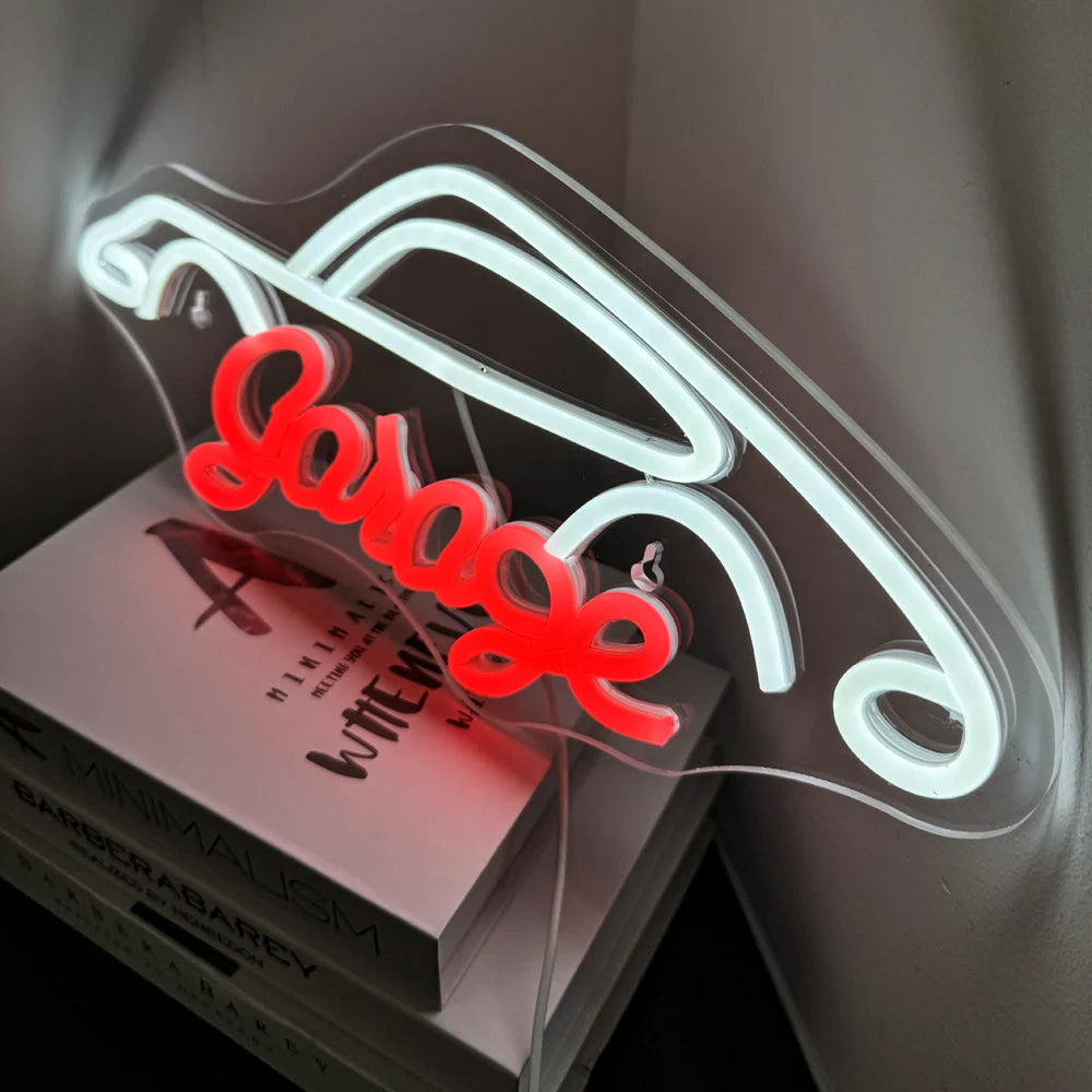 Garage 5V USB LED Neon Sign - Budgetvriendelijk