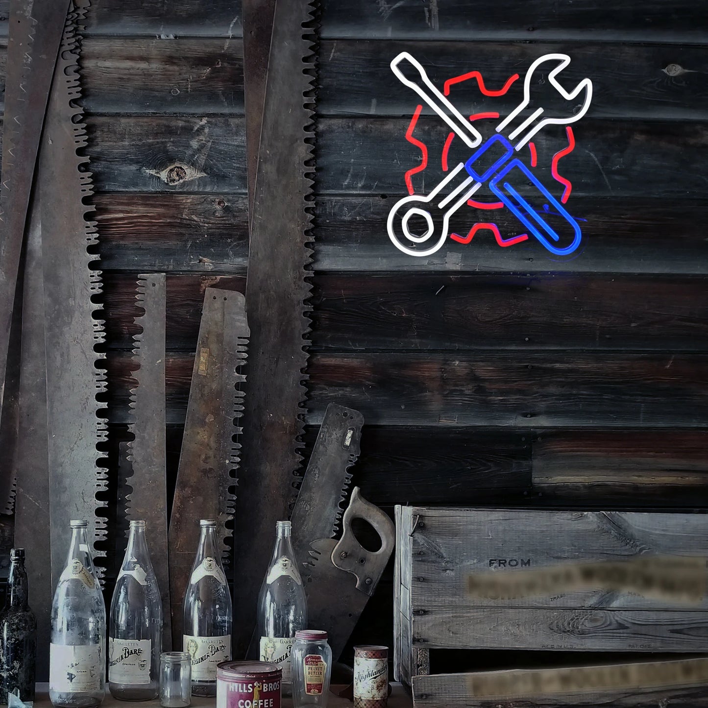 Garage Auto Automotive 5V USB LED Neon Sign - Budgetvriendelijk