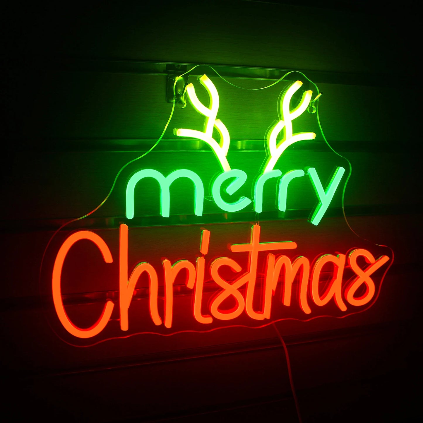 Vrolijk Kerstmis 5V USB LED Neon Sign - Budgetvriendelijk