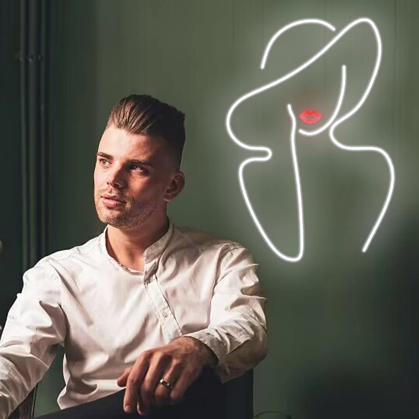 Lady 5V USB LED Neon Sign - Budgetvriendelijk