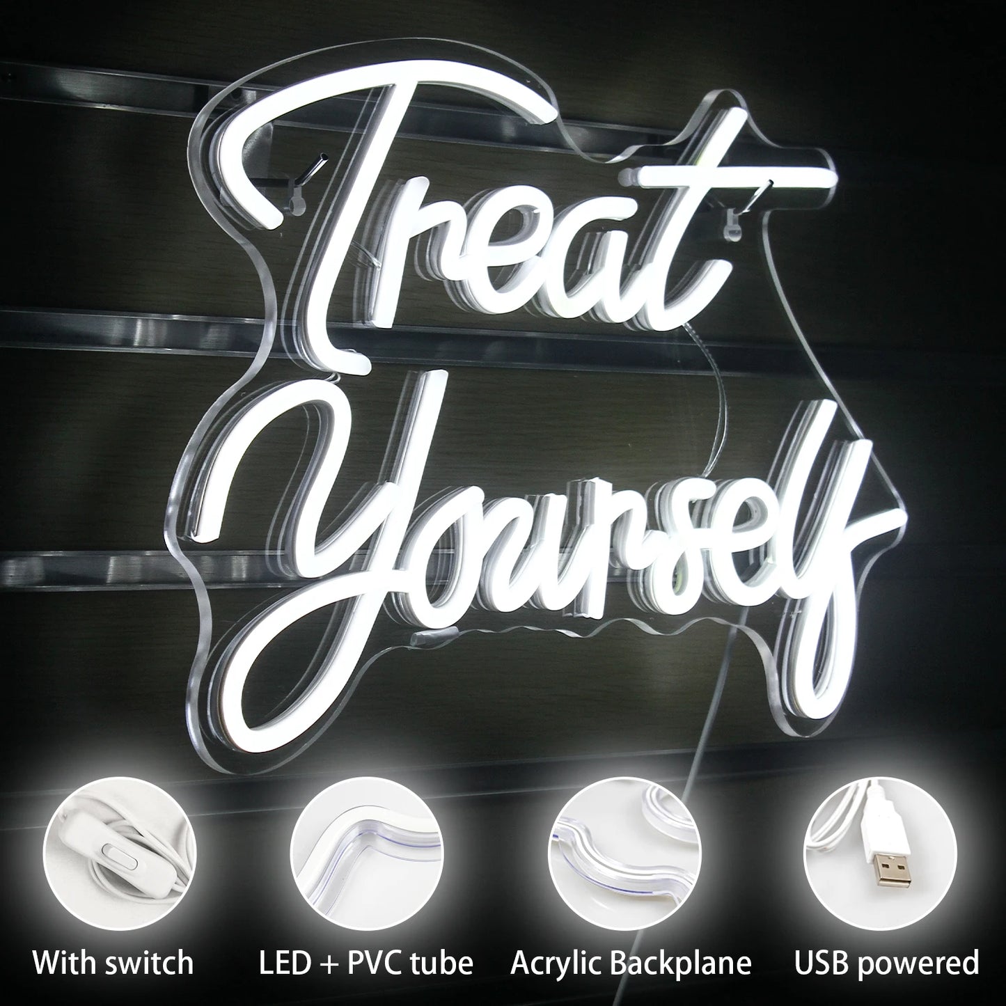 Trakteer jezelf 5V USB LED neonbord - Budgetvriendelijk