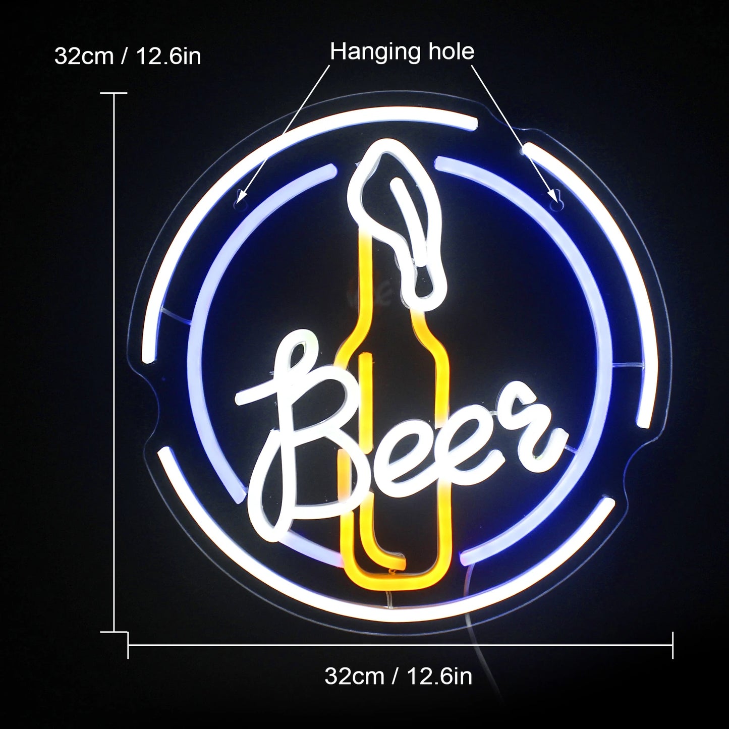 Bar Beer 5V USB LED Neon Sign - Budgetvriendelijk