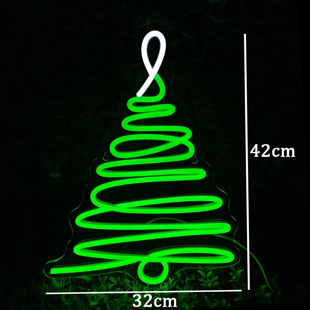 Kerstboom 5V USB LED Neon Sign - Budgetvriendelijk