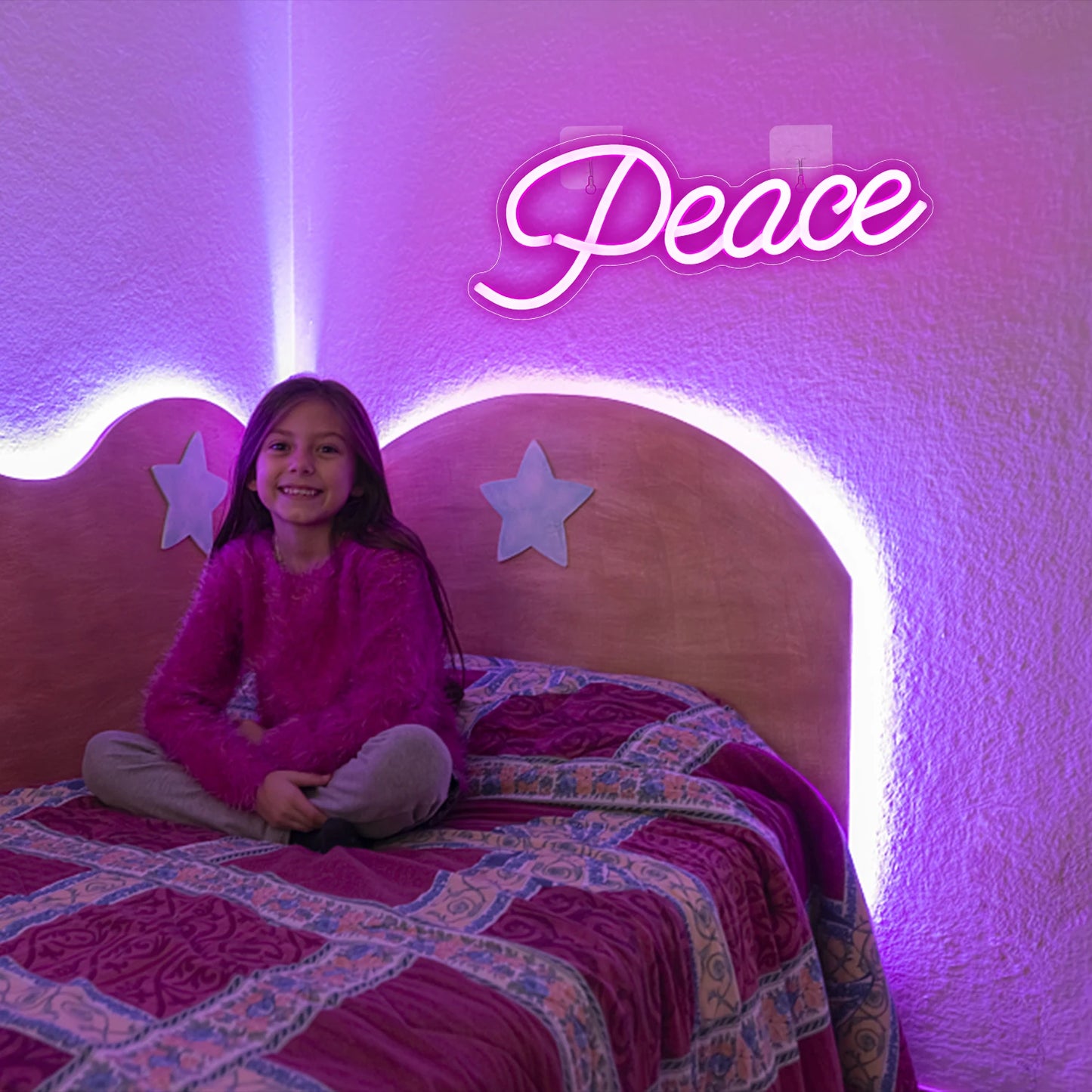 Peace 5V USB LED Neon Sign - Budgetvriendelijk