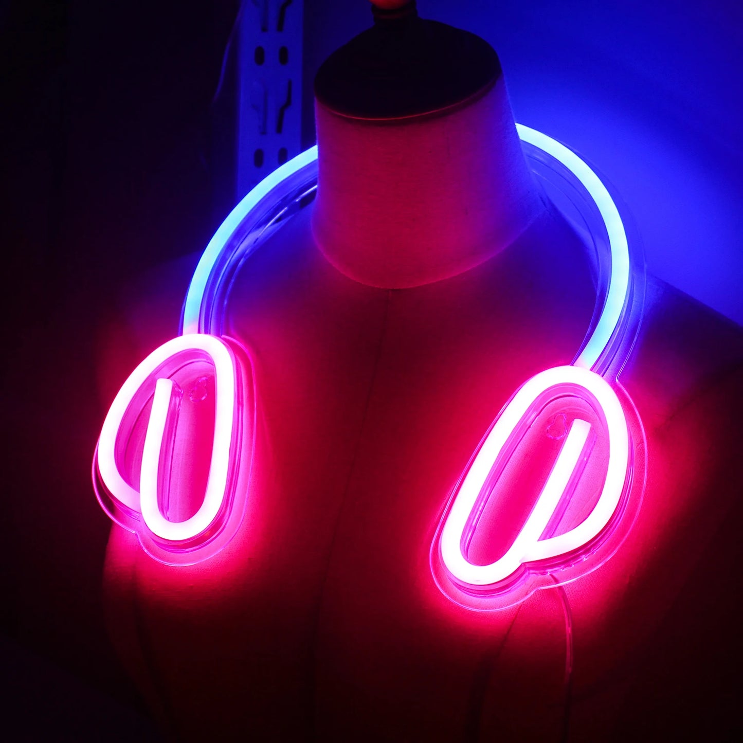 Koptelefoon 5V USB LED Neon Sign - Budgetvriendelijk