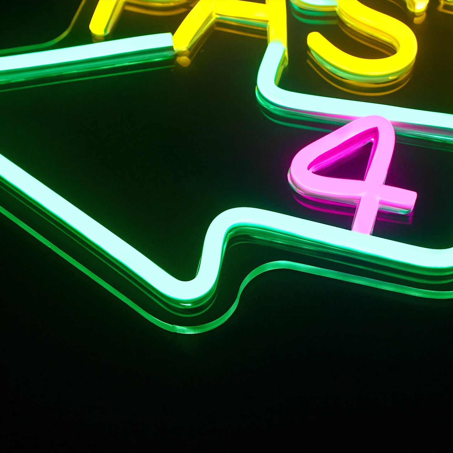 20 over 4 5V USB LED Neon Sign - Budgetvriendelijk