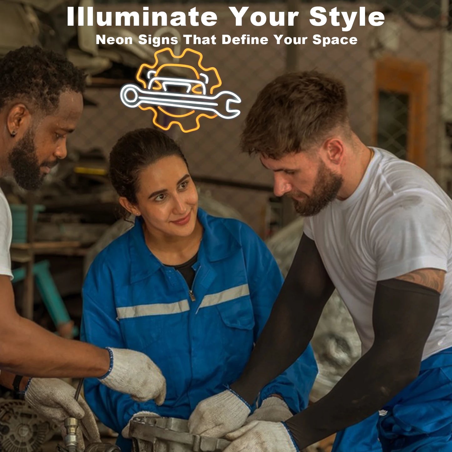 Garage 5V USB LED Neon Sign - Budgetvriendelijk