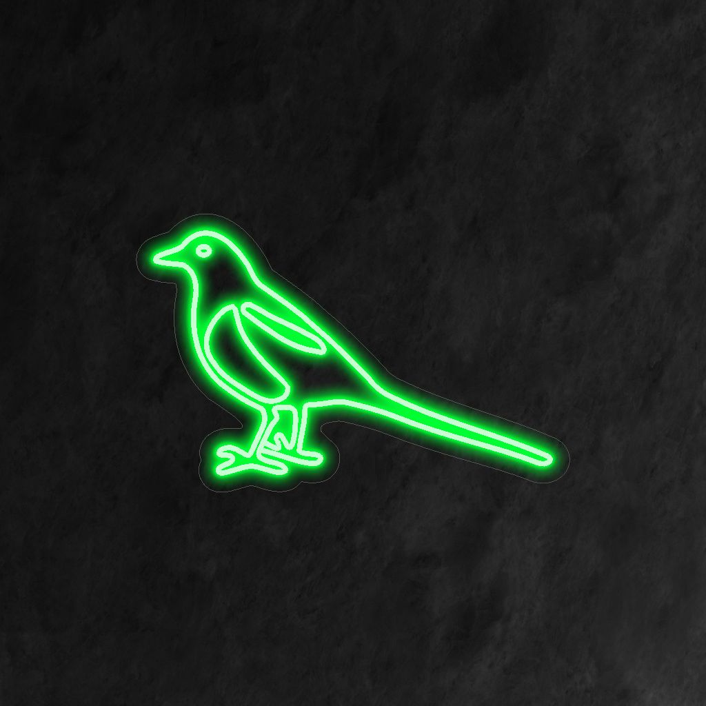 "Sparrow Neon Sign" voegt met zijn delicate silhouet een vleugje natuur toe en werpt een zacht licht op uw ruimte, waardoor er een serene en uitnodigende sfeer ontstaat.