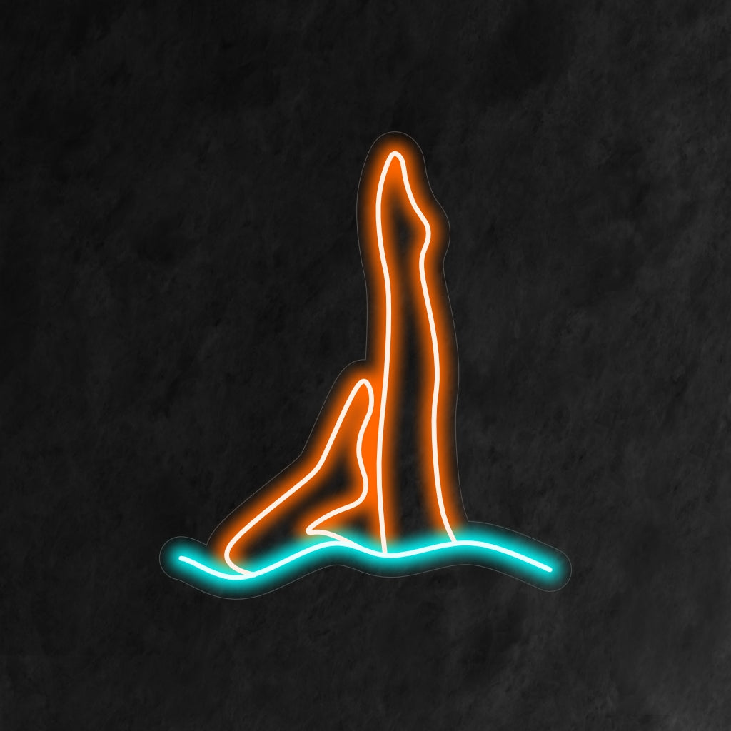 "Synchronized Swimming Neon Sign" is een sierlijke en dynamische toevoeging aan uw sportinterieur. Een neonlicht dat de schoonheid van synchroonzwemmen vastlegt.