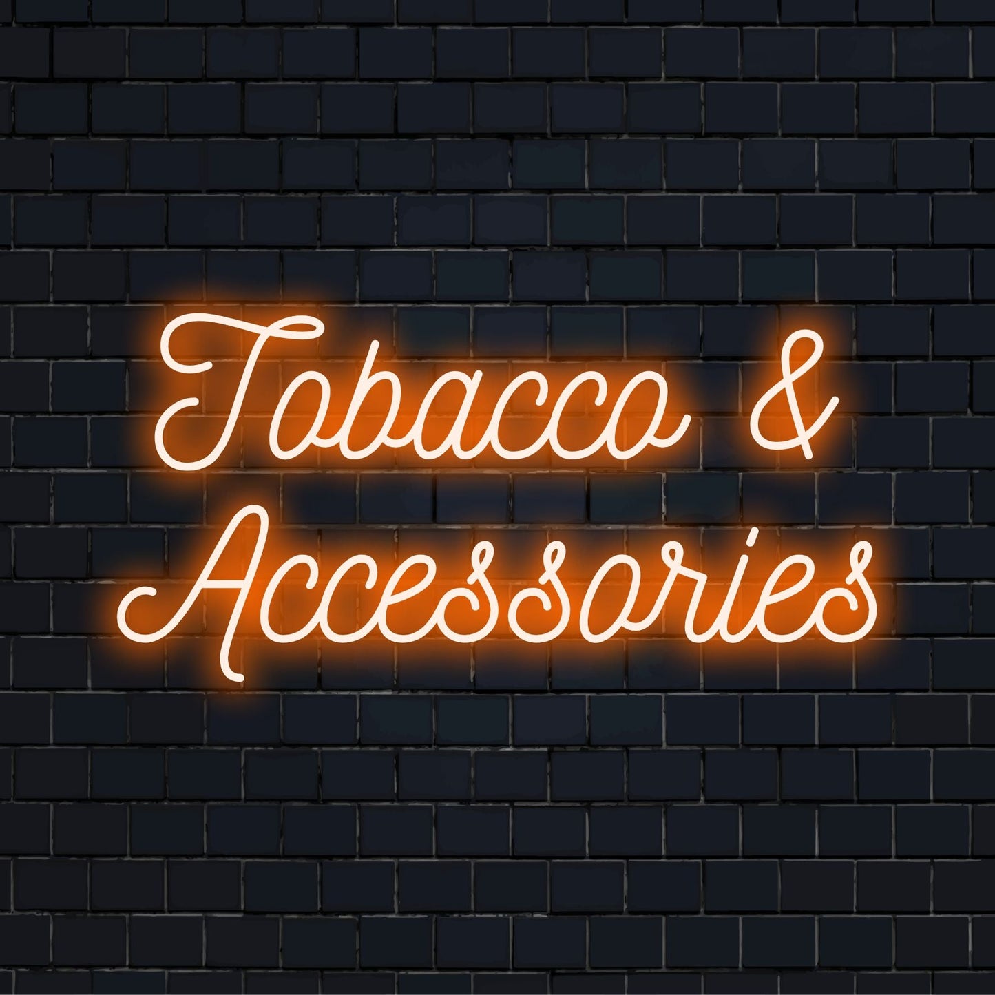 Speciaal LED-neonbord voor tabaksliefhebbers, met een ingewikkeld neon-muurkunstontwerp en levendige lichtdecoraties.