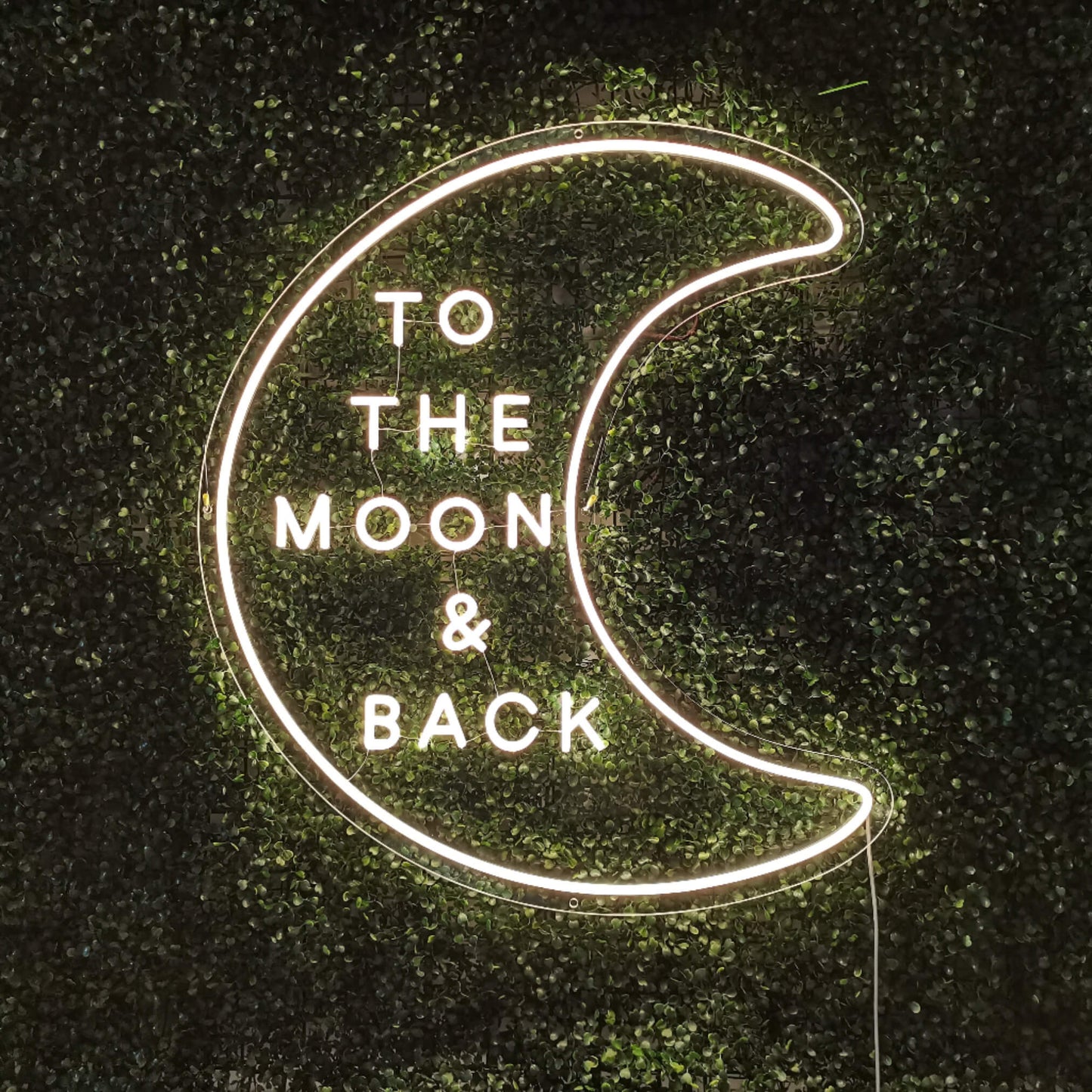 Neonreclame 'To the moon & back' - The Art Neon