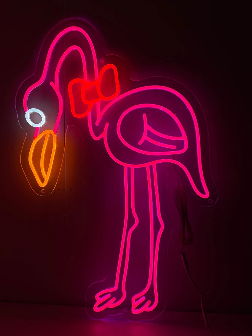 Schattig flamingo neonbord - The Art Neon