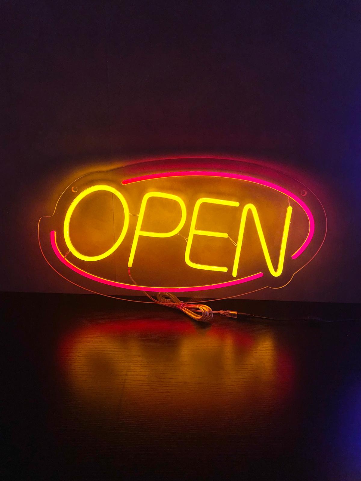 Open Neon Sign - The Art Neon