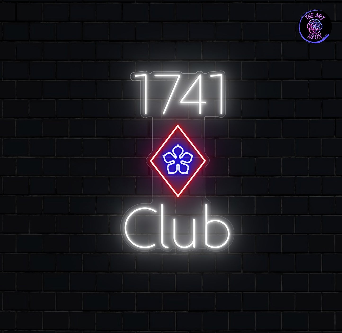 Op maat gemaakt LED-neonbord – 1741 Club