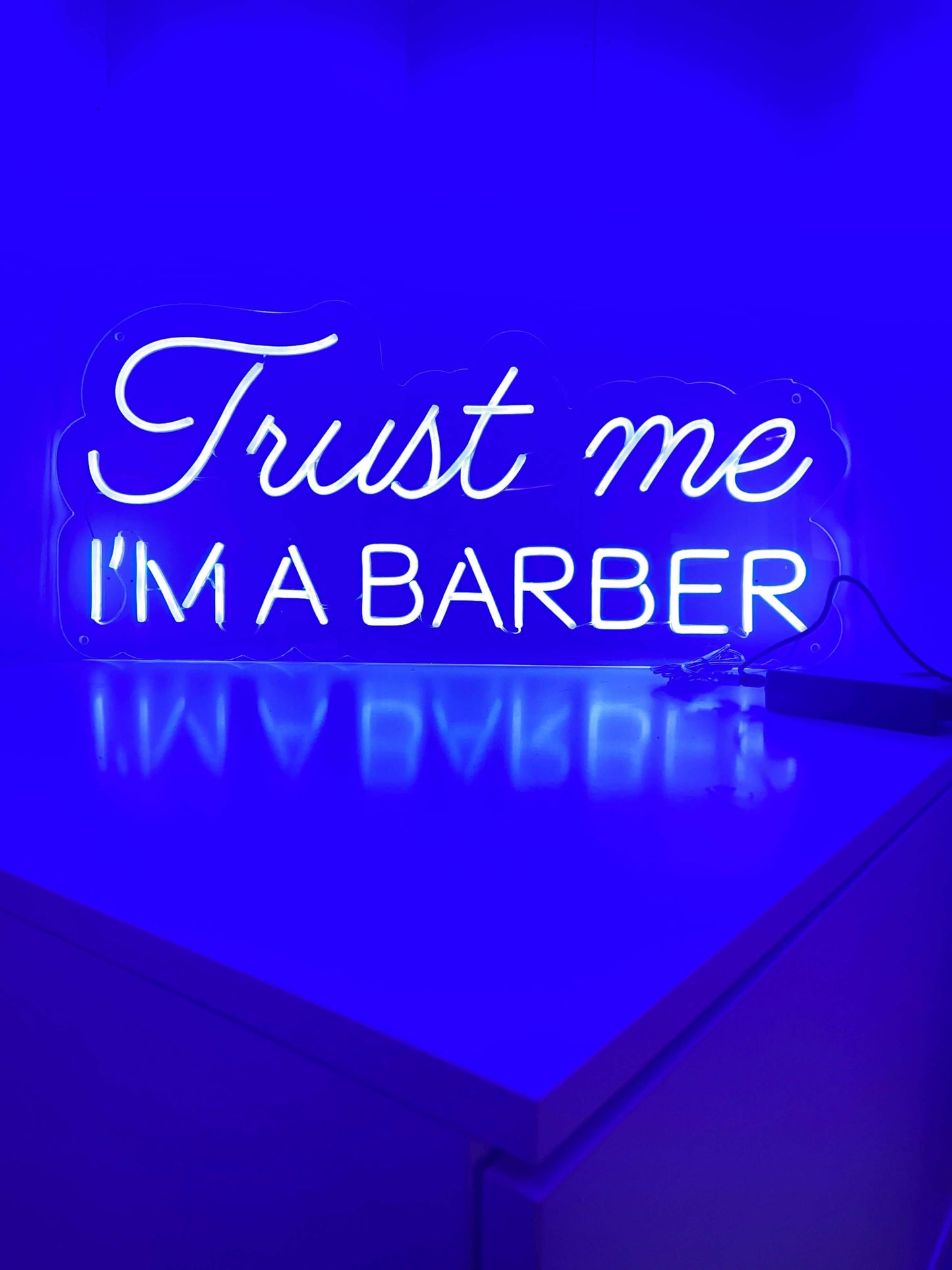 Trust Me I'm a Barber Neon Sign - The Art Neon