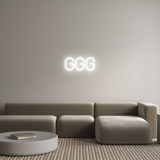 Mukautettu led neon: ggg