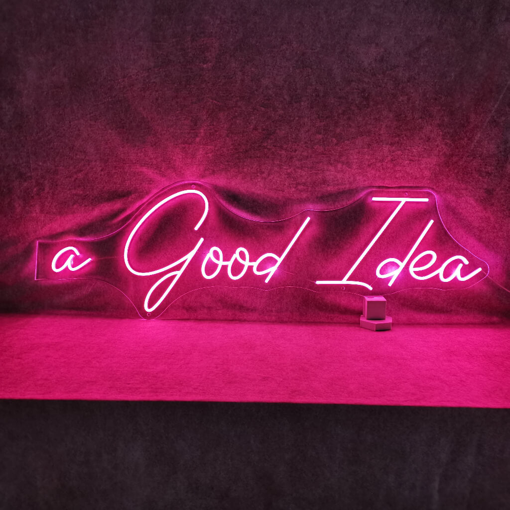Een goed idee neonbord - The Art Neon