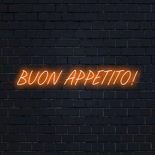 Eet smakelijk! Speciaal LED-neonreclamebord; veelzijdige neondecoratie, perfect voor het verlichten van keukens of eetkamers.