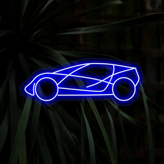 "Car Side View Neon Sign" features a sleek and modern representation of a car's side view, making it an ideal addition to automotive decor. Illuminate your space with the sleek design and contemporary flair of this unique neon light.