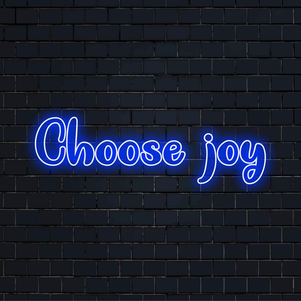 Kies voor Joy's op maat gemaakte LED-neonreclame; levendige neontekstkunst, perfect voor gepersonaliseerde neonverlichting. Neonreclame op maat.