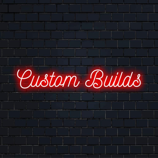 Custom LED neon sign featuring a unique design, perfect for personalized neon decor and stylish illuminating accents.