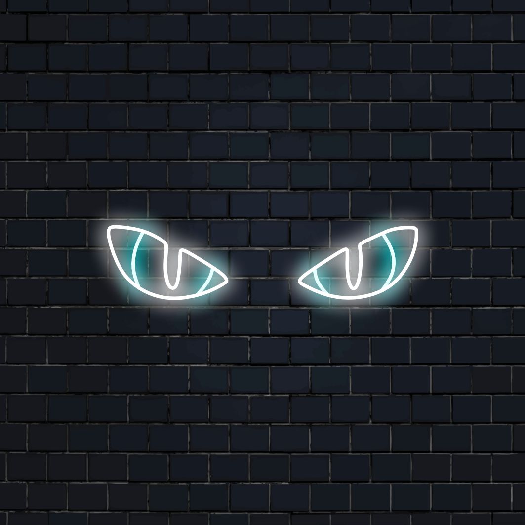"Eyes Neon Sign" licht op met een betoverende gloed, perfect voor kunstgalerieën en ruimtes die de raadselachtige schoonheid van de ogen vieren. Het voegt een vleugje mysterie en charme toe aan de sfeer.