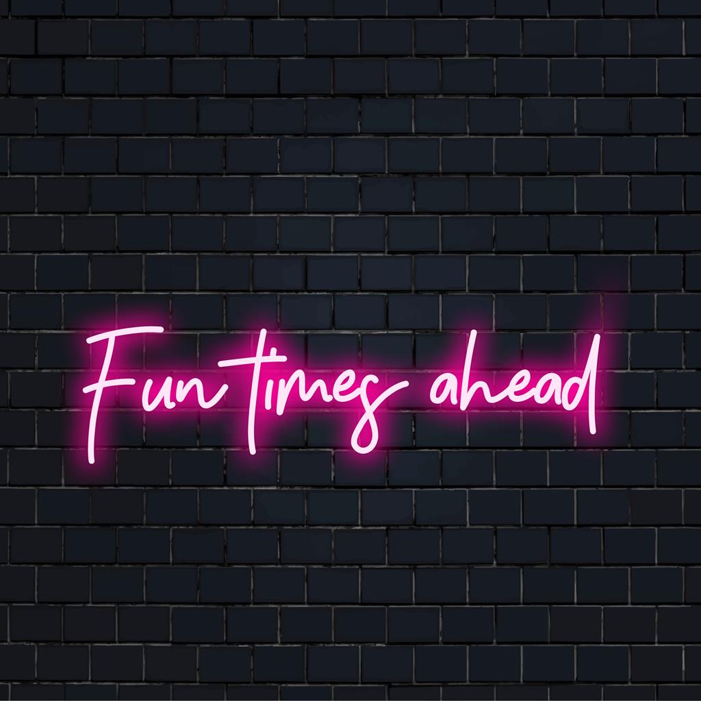 Gepersonaliseerde LED-neonreclame met een speelse tekst. Een helder lichtkunstwerk, perfect voor het verlichten van elke leuke ruimte.