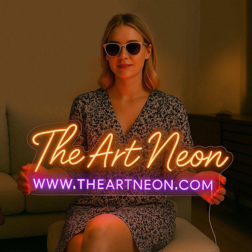 Neonbord met eigen tekst – online ontwerpen