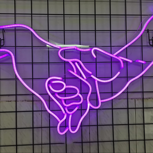Loving Hands Neon Sign
