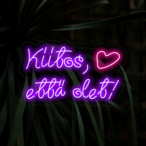 "Kiitos, Ett�� Olet! Neon Sign" straalt waardering uit met een oprechte touch. Perfect voor ruimtes waar dankbaarheid en warmte worden gekoesterd.