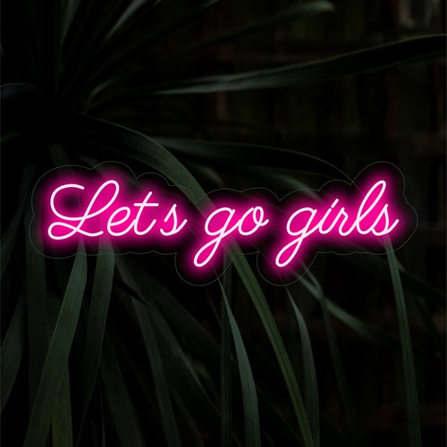 "Let's Go Girls Neon Sign" straalt kracht en enthousiasme uit en is een energieke toevoeging aan ruimtes waar plezier en positiviteit floreren. Ideaal voor een levendige en energieke sfeer.