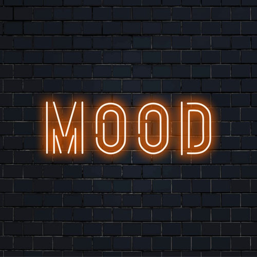 "MOOD Neon Sign" is een trendy en veelzijdige toevoeging voor ruimtes die de sfeer willen uitdrukken en bepalen. Verlicht met stijl en attitude!