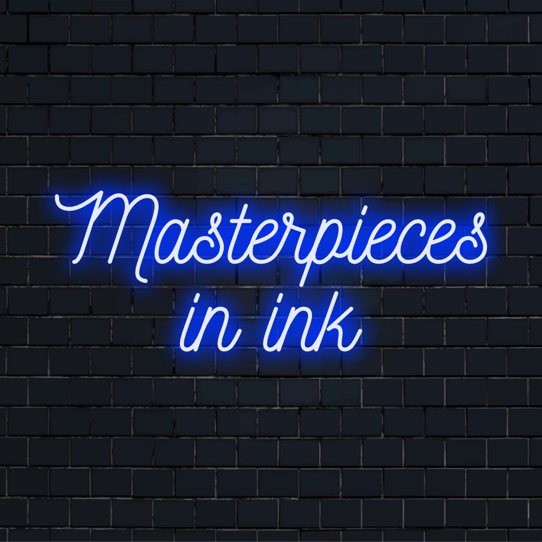Unieke meesterwerken in inkt LED-borden voor perfect gepersonaliseerde neonkunst, waarmee ruimtes worden verlicht met op maat gemaakte elegantie.