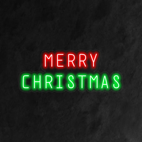 "Merry Christmas Lettering Neon Sign" is een stijlvolle en moderne toevoeging aan uw feestelijke interieur. Een neonlicht dat de vrolijke boodschap "Merry Christmas" uitbeeldt.