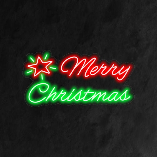 "Merry Christmas Neon Sign" is a timeless and festive addition to your holiday-themed interior. A neon light that radiates the warmth and spirit of Christmas.