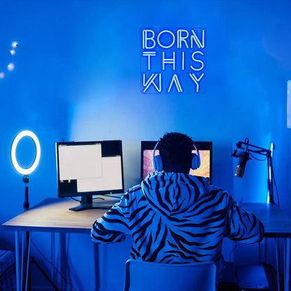 Born This Way 5V USB LED Neon Sign - Budget Friendly
