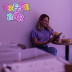 Coffee Bar – LED-neonreclame (5 V USB)